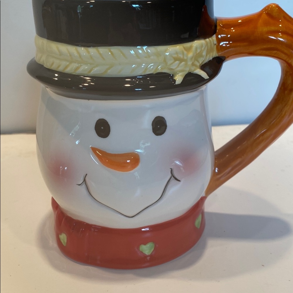 Just for You Ceramic Snowman Holiday Mug